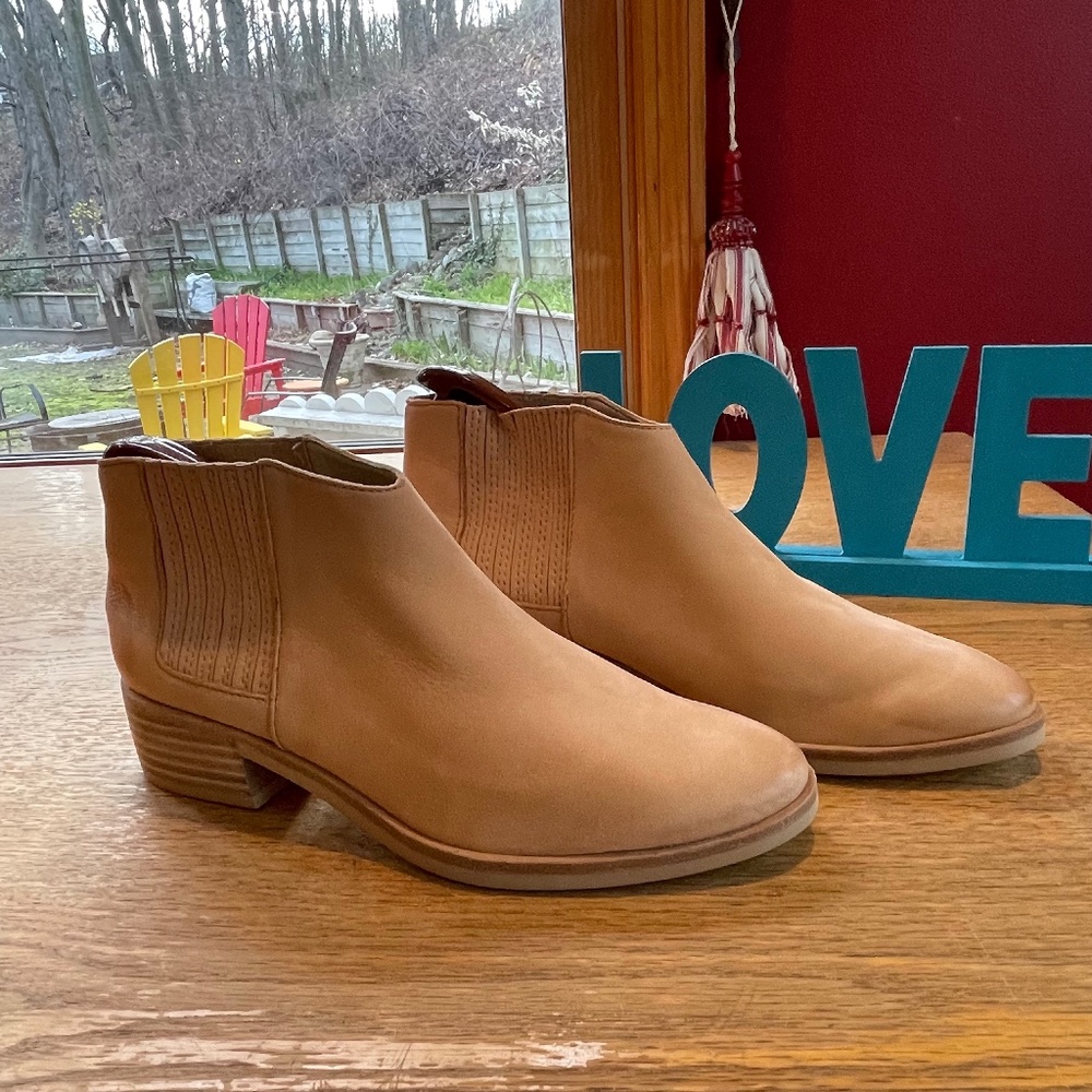 Dolce Vita - Nubuck Leather Towne Chelsea Booties - NWOT